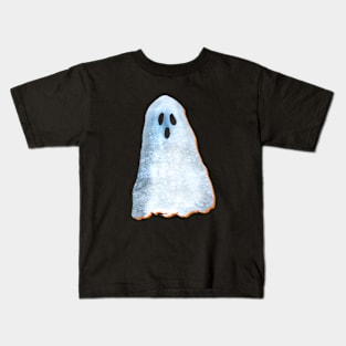 Watercolor halloween ghost Kids T-Shirt